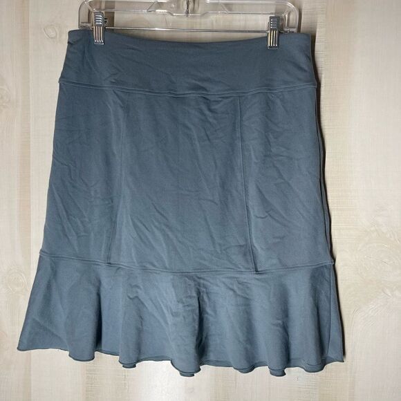 Athleta blue skirt with ruffle, size medium - Picture 10 of 15